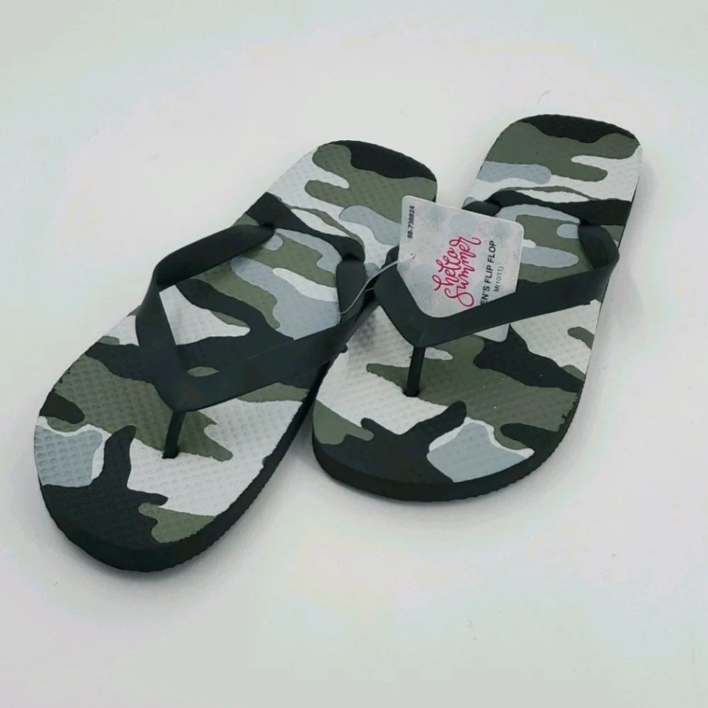 🆕️ Camo Print Flip Flops